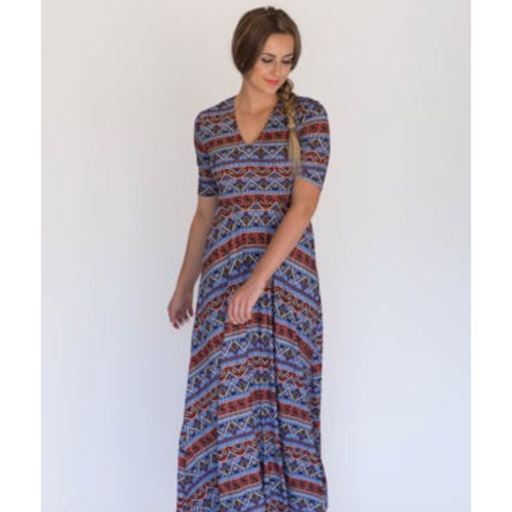 Agnes & Dora Maxi Dress Living In Leisure Orange